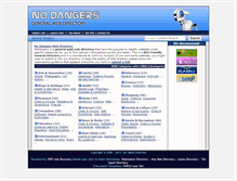 Tablet Screenshot of nodangers.com